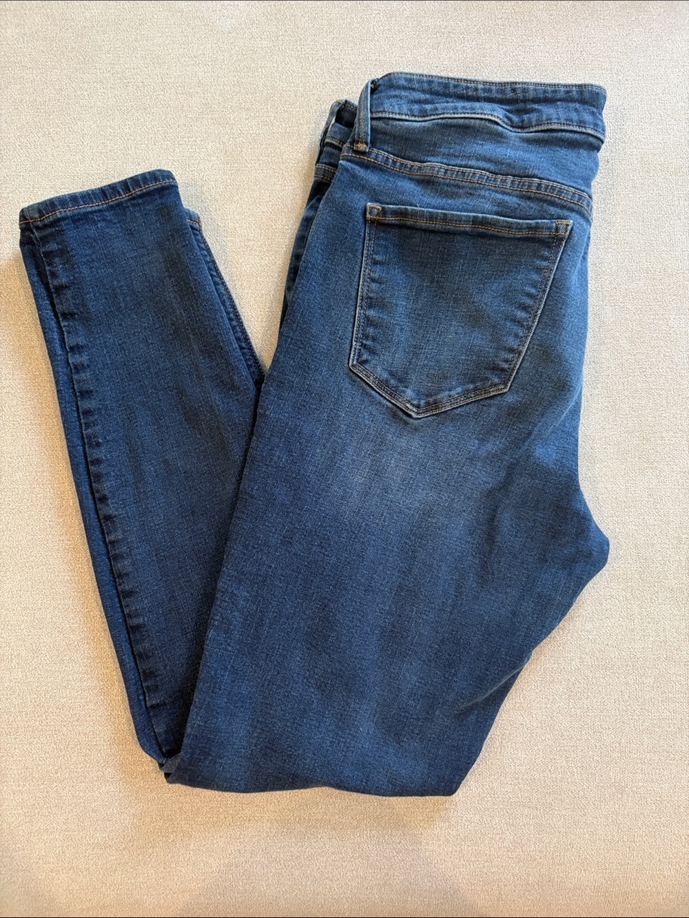 Old Navy Dark Blue Skinny Jeans - Women's Size 14 Long